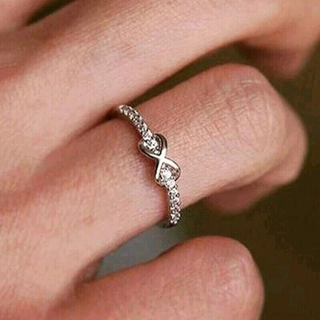 14K White Gold Plated 1 Ct Round Cut Lab Grown Diamond Women’s Wedding Band Ring