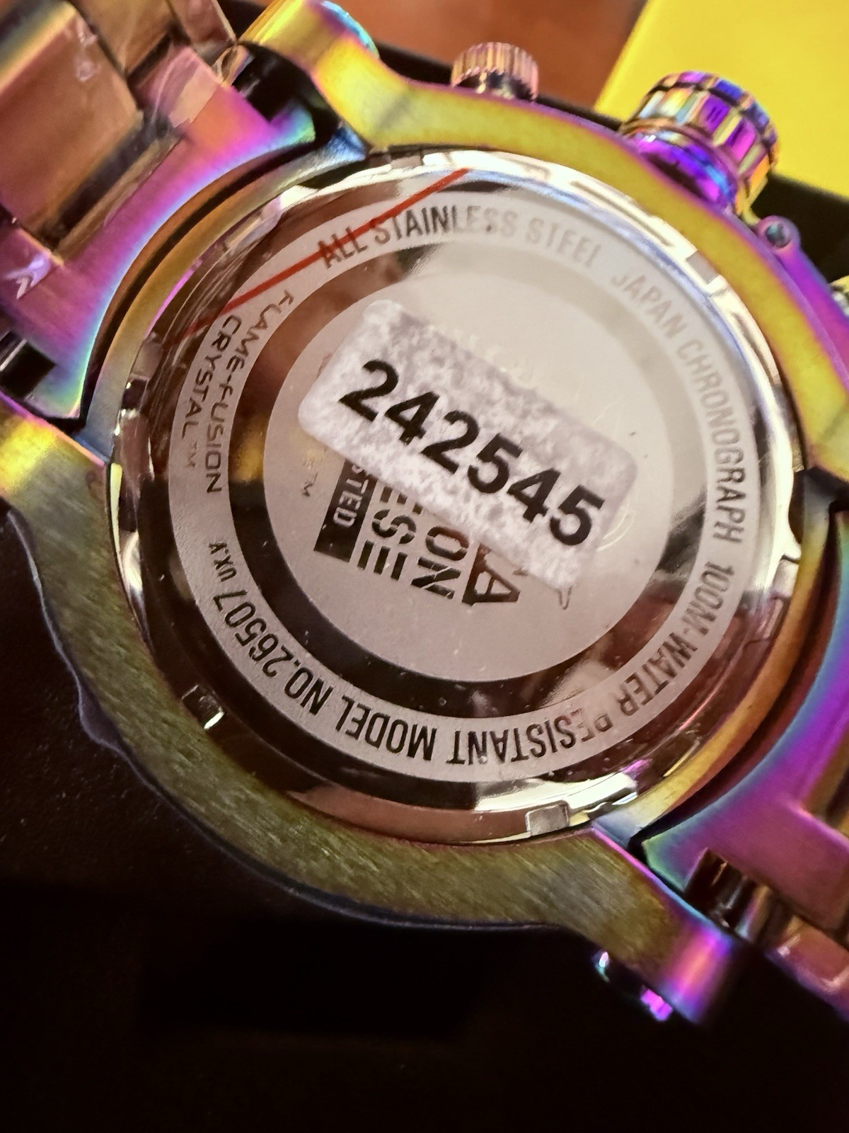 Invicta Coalition Forces Abalone Dial Iridescent Stainless Steel 52mm 26507