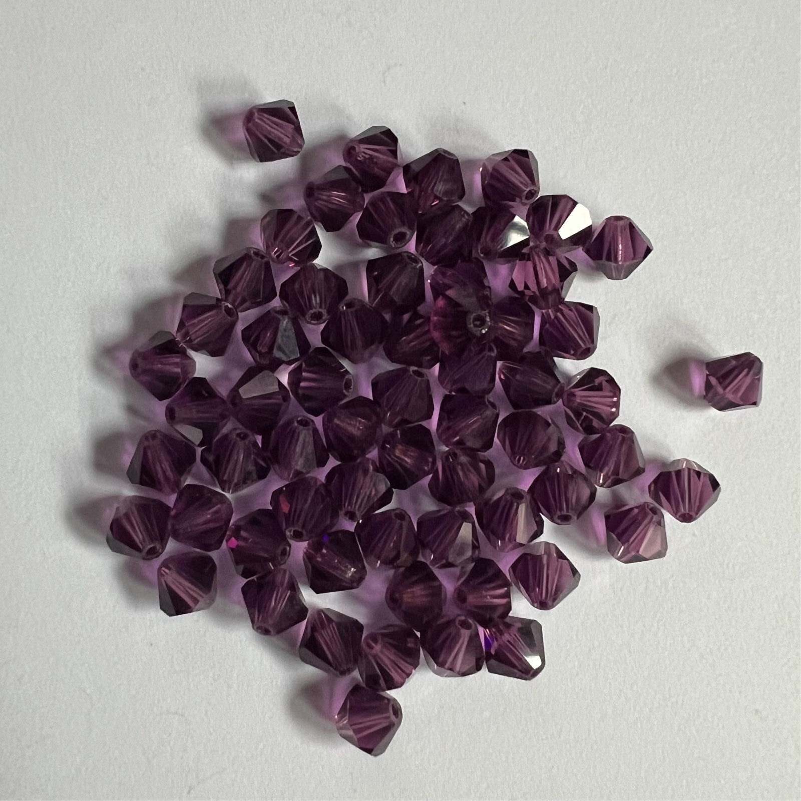 Genuine 4mm Swarovski Crystal Sparkling Beads 5301 Bicone 12pc You Pick Color