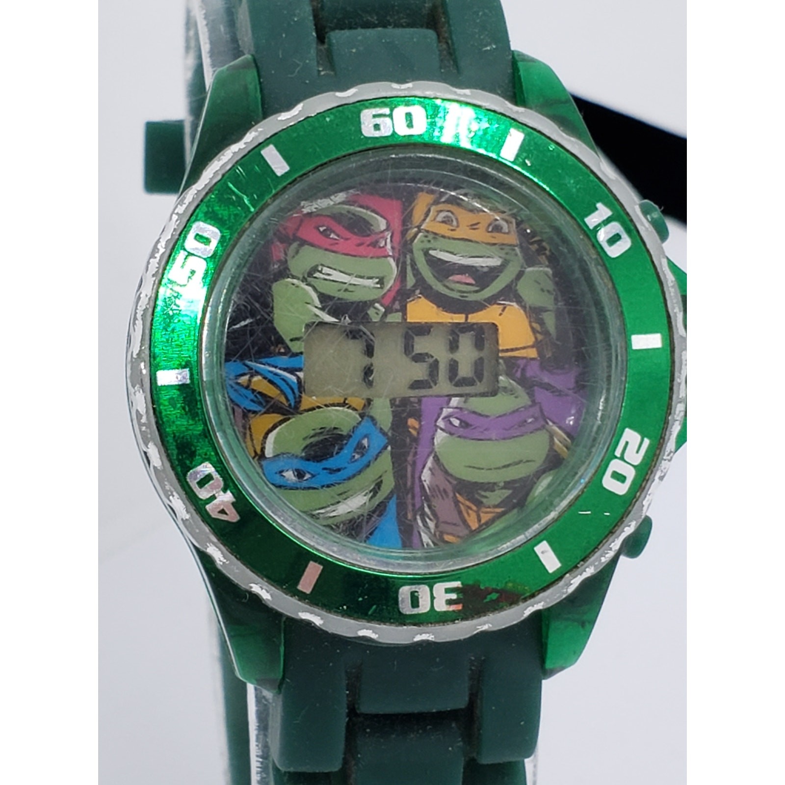 Teenage Mutant Ninja Turtles digital watch. TMN4008AZ LR626 0817 Working watch