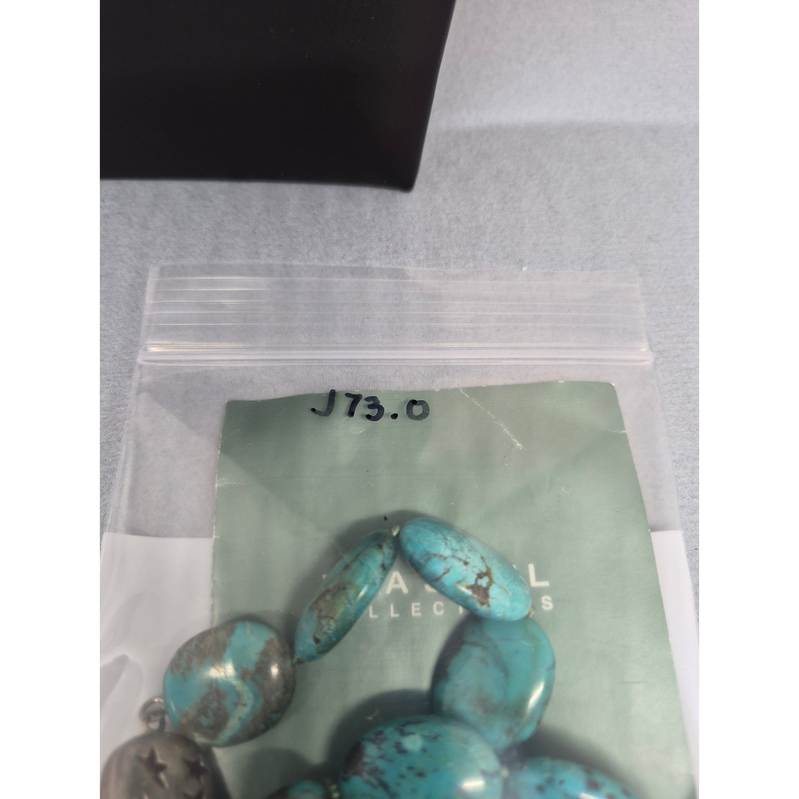 Vintage Turquoise Nugget Necklace Blue Green Toggle Clasp Statement Jewelry
