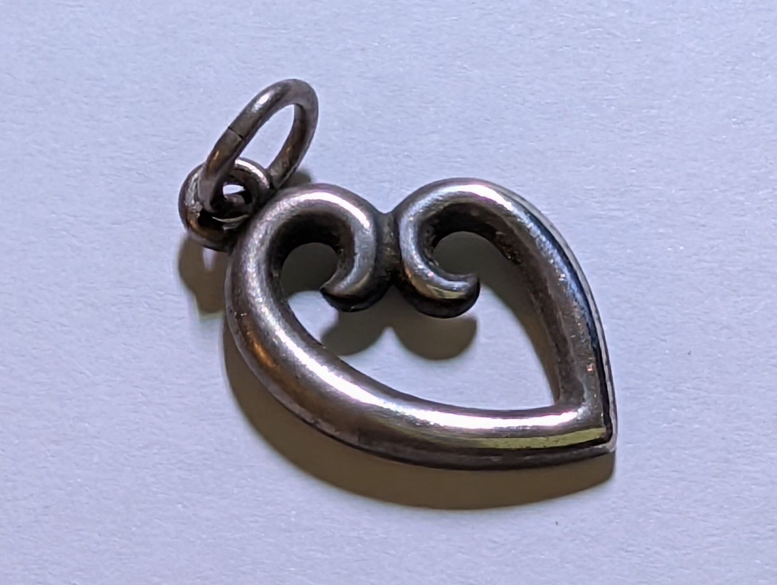 0.78″ James Avery Sterling Silver Mother’s Love Heart Charm