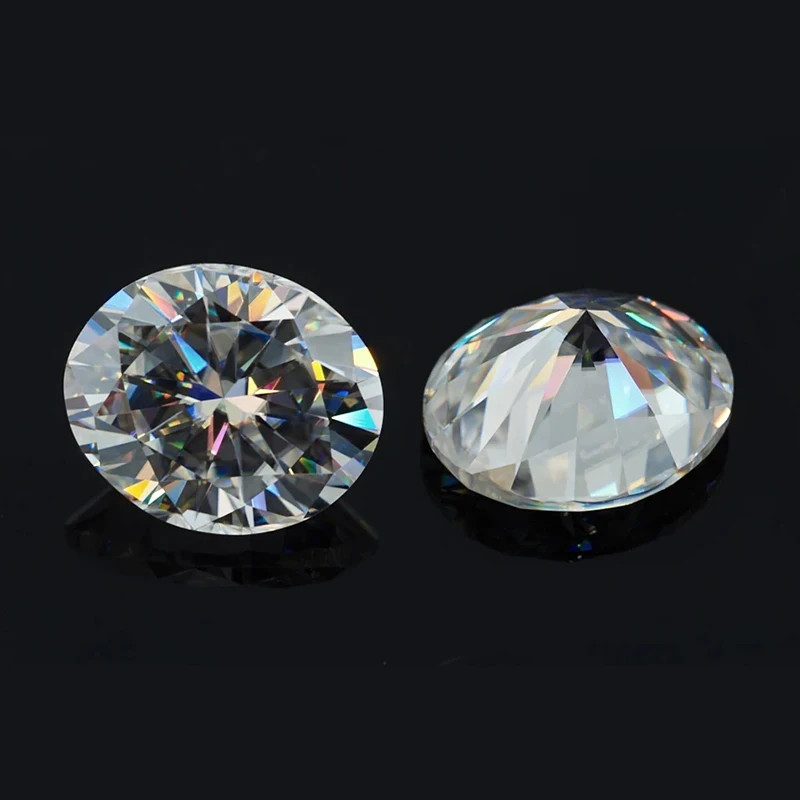 1-10pcs Oval Cut Hot Sale D Color VVS1 GRA 0.1-5ct for DIY Jewelry Making
