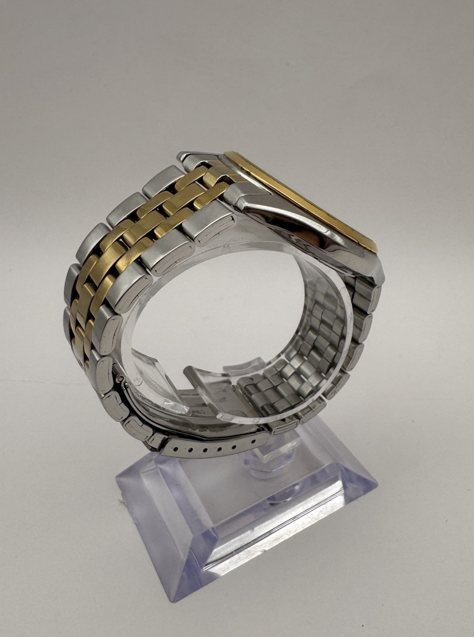 1998 Vintage Seiko Quartz Day-Date Two-Tone Men’s Watch – Seiko 7N43 Movement