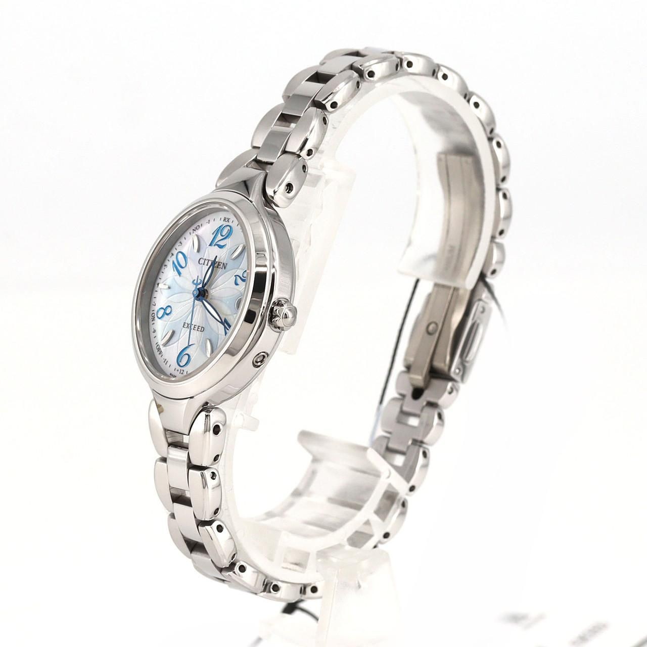 New Citizen Exceed Radio Controlled Watch H060 ES9510 57D SS Solar Quartz