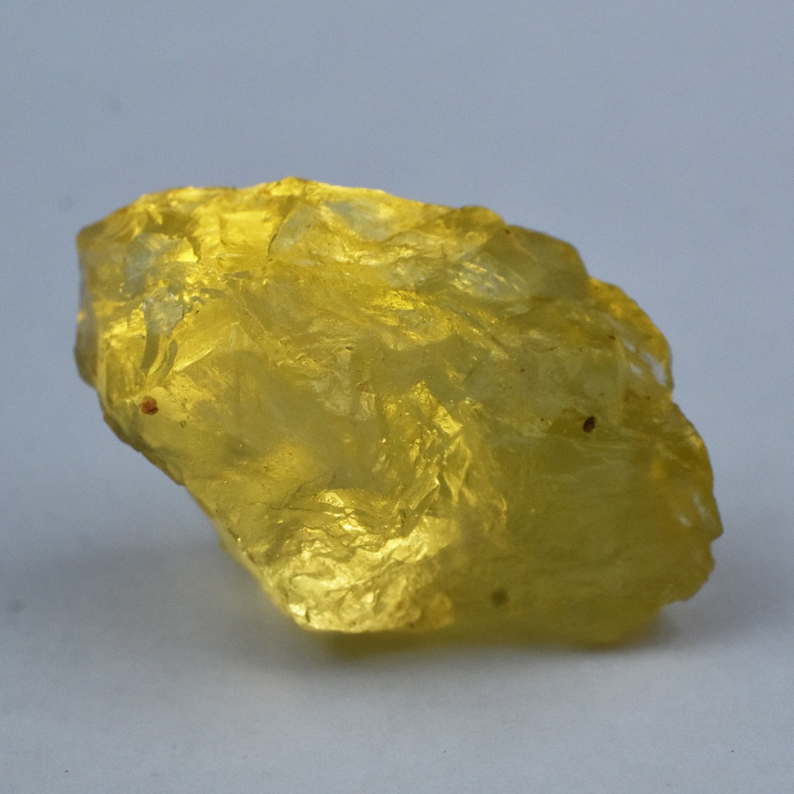 169 Ct Natural Lemon Topaz Uncut Rough Raw Certified Unique Loose Gemstone