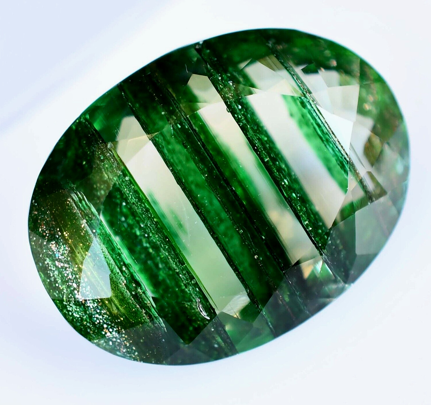 Natural Rutile & Sunstone 35.15 Ct AGL Certified Rare found Two in One Gemstone