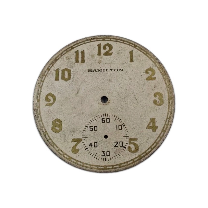 Hamilton 36.3mm Metal Pocket Watch Dial Only 2043