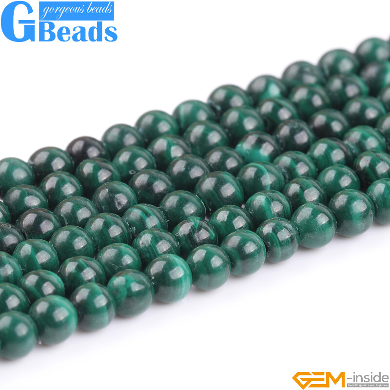 Assorted Shape Grade A Malachite Gemstone Beads For Jewelry Making 15″ Necklace