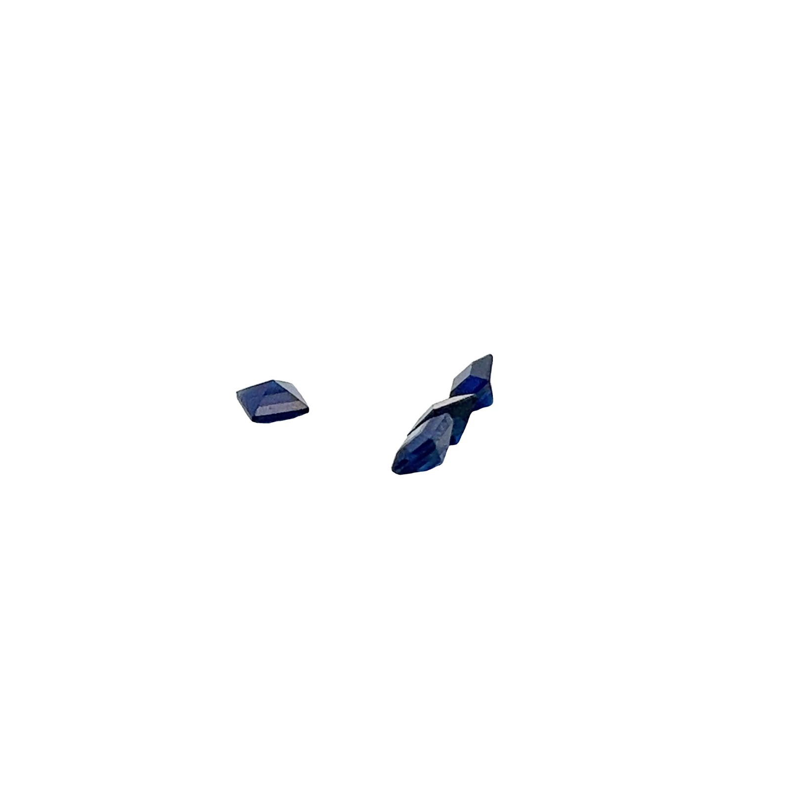 .20ct Loose Princess Cut Lab Created Blue Sapphire Gemstone 3 x 3mm