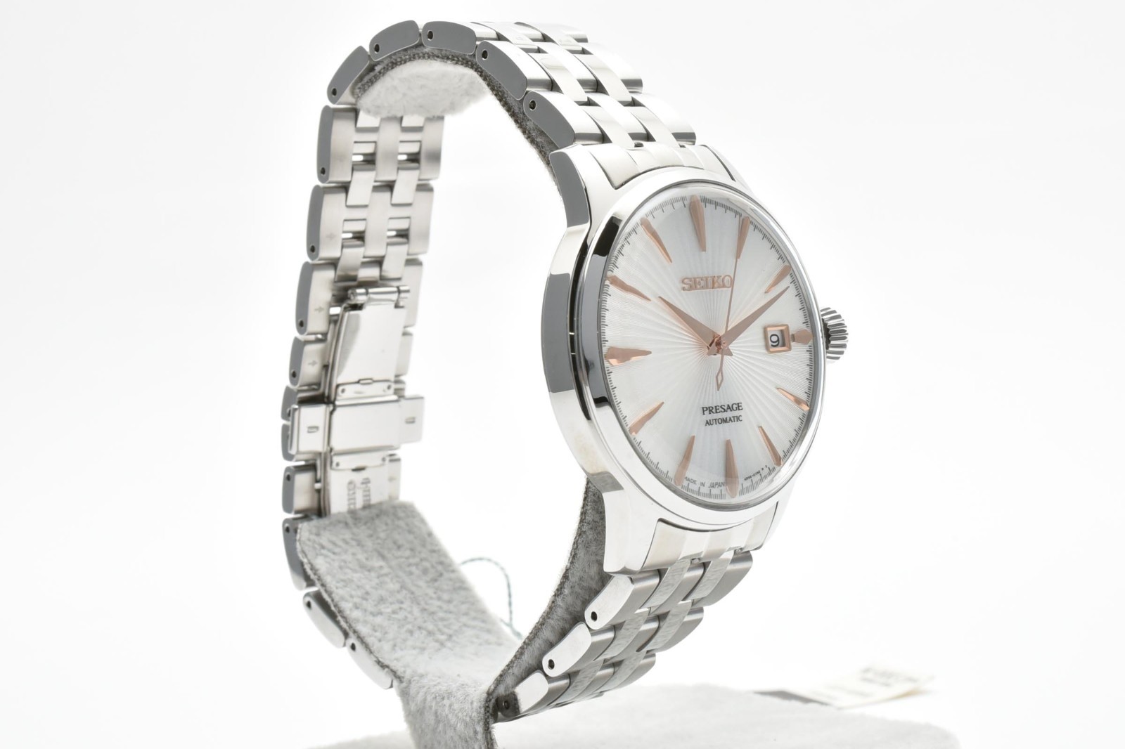 [ MINT] Box Seiko Presage 4R35-01T0 Automatic SARY137 White Men’s Watch JAPAN