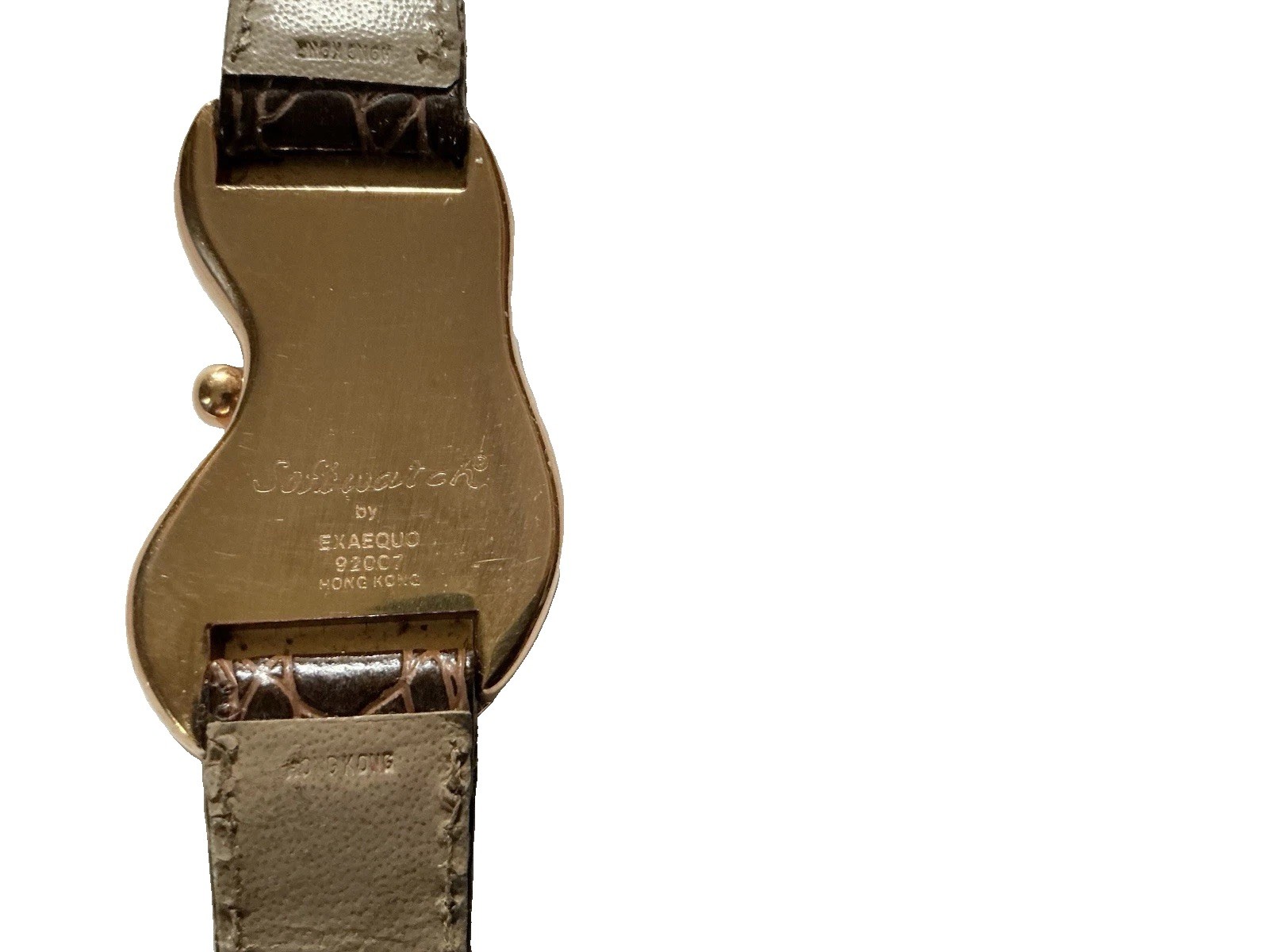 Exaequo Softwatch Rose Gold-Plated Roman Dial Original Box and Strap