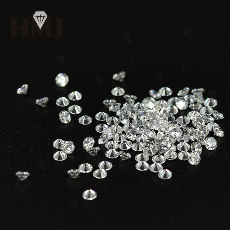 0.7 -6.5mm Round D White Loose Moissanite Stone 1ct VVS1 Excellent cut Brilliant