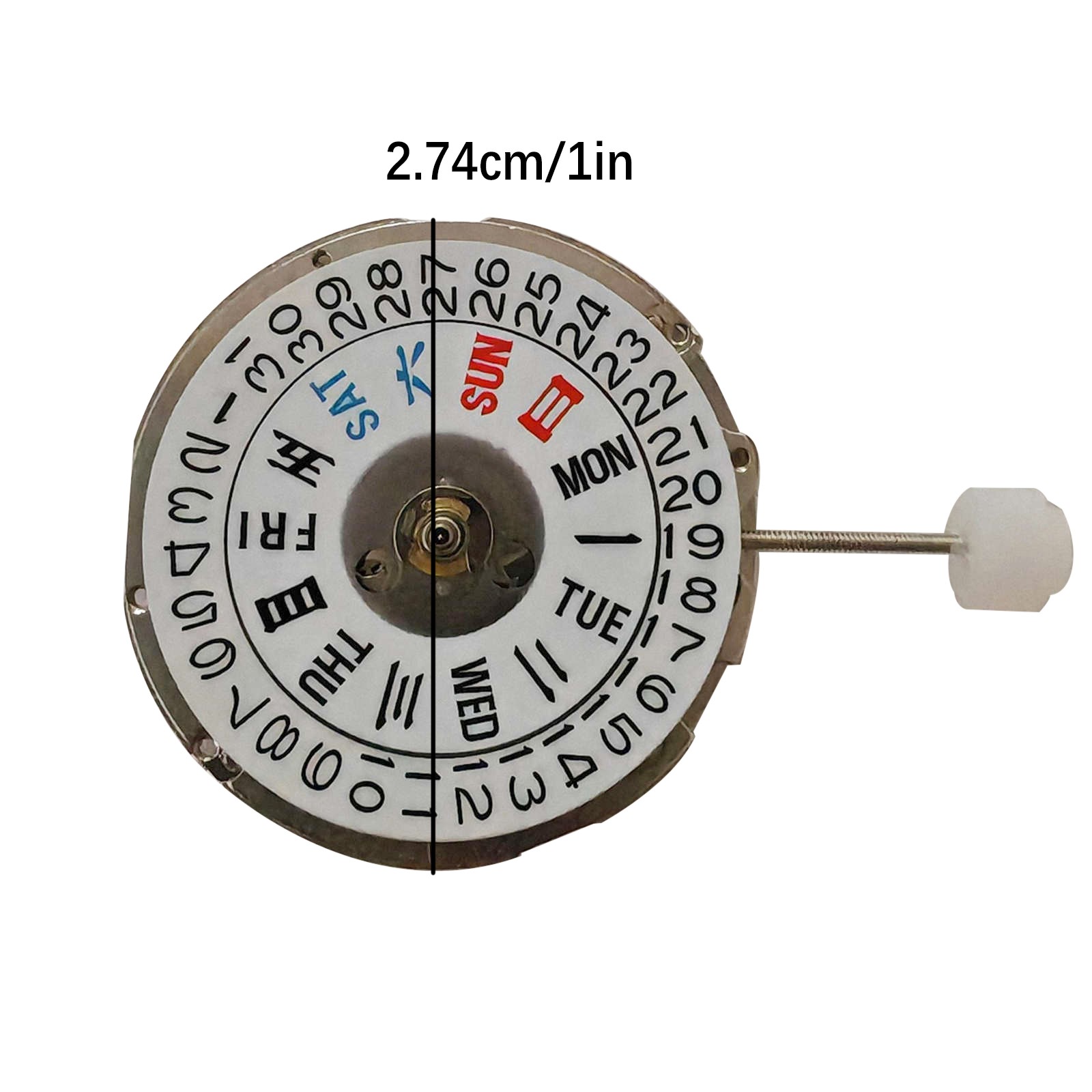 China Made Automatic Mechanical Watch Movement Day Date at 3 O’clock For NH36