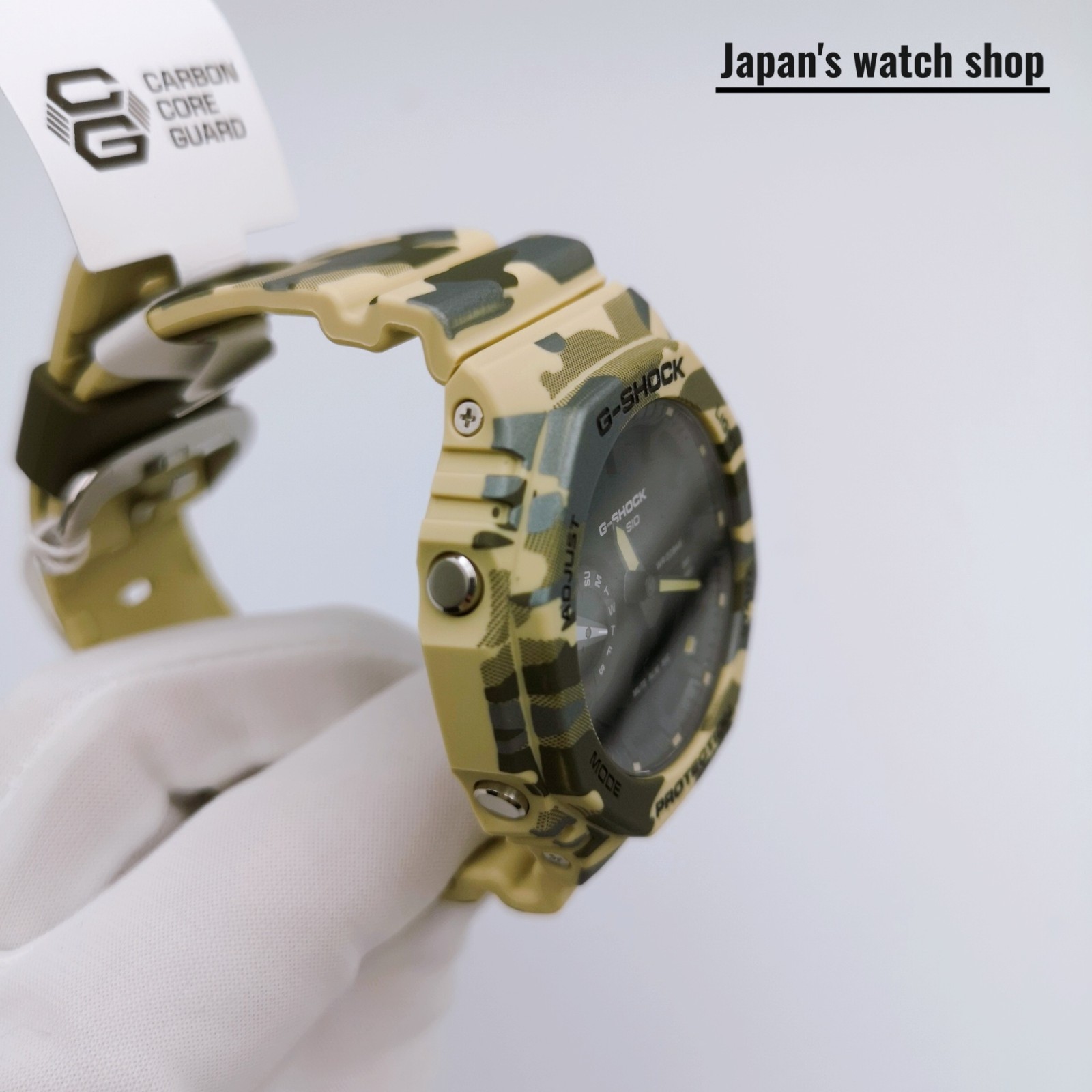 CASIO G-SHOCK GA-2100CM-5AJF Black Camouflage Green Unisex Watch New in Box