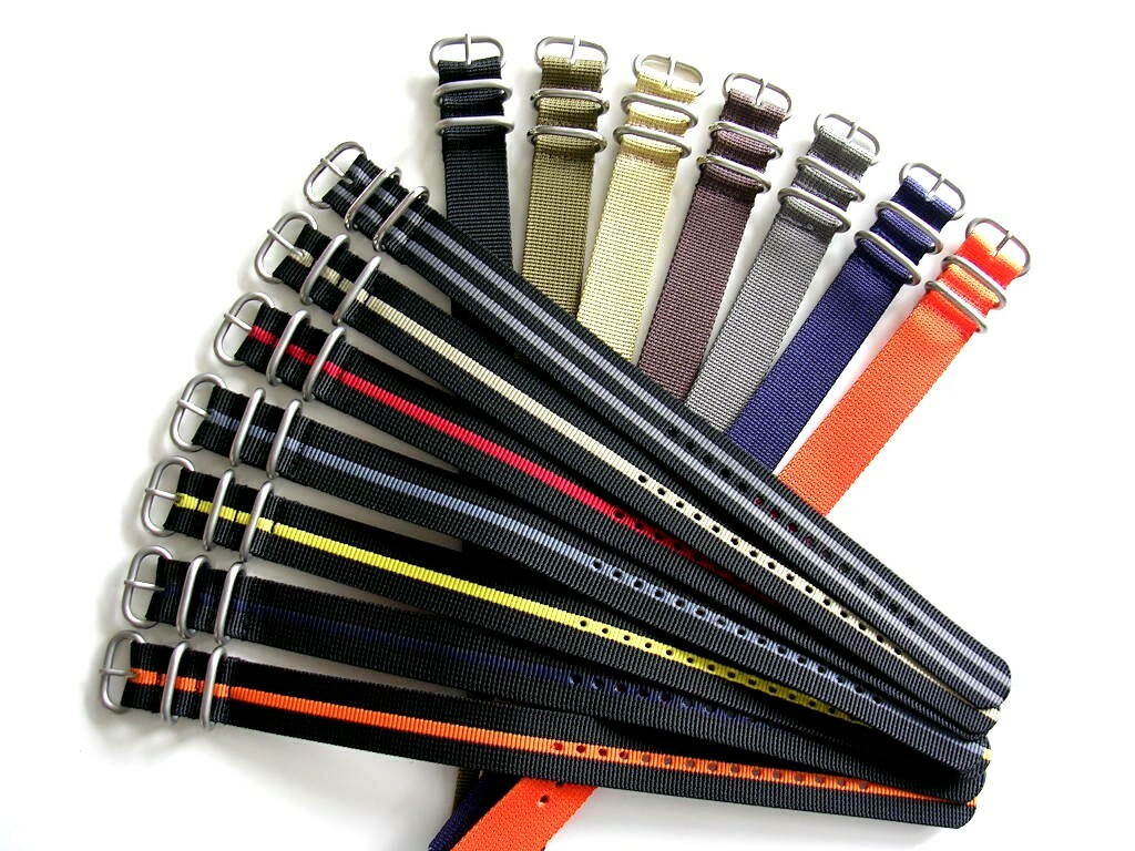 1pc NATO G10 UTC SS Ballistic Nylon military dive watch band strap IW SUISSE USA