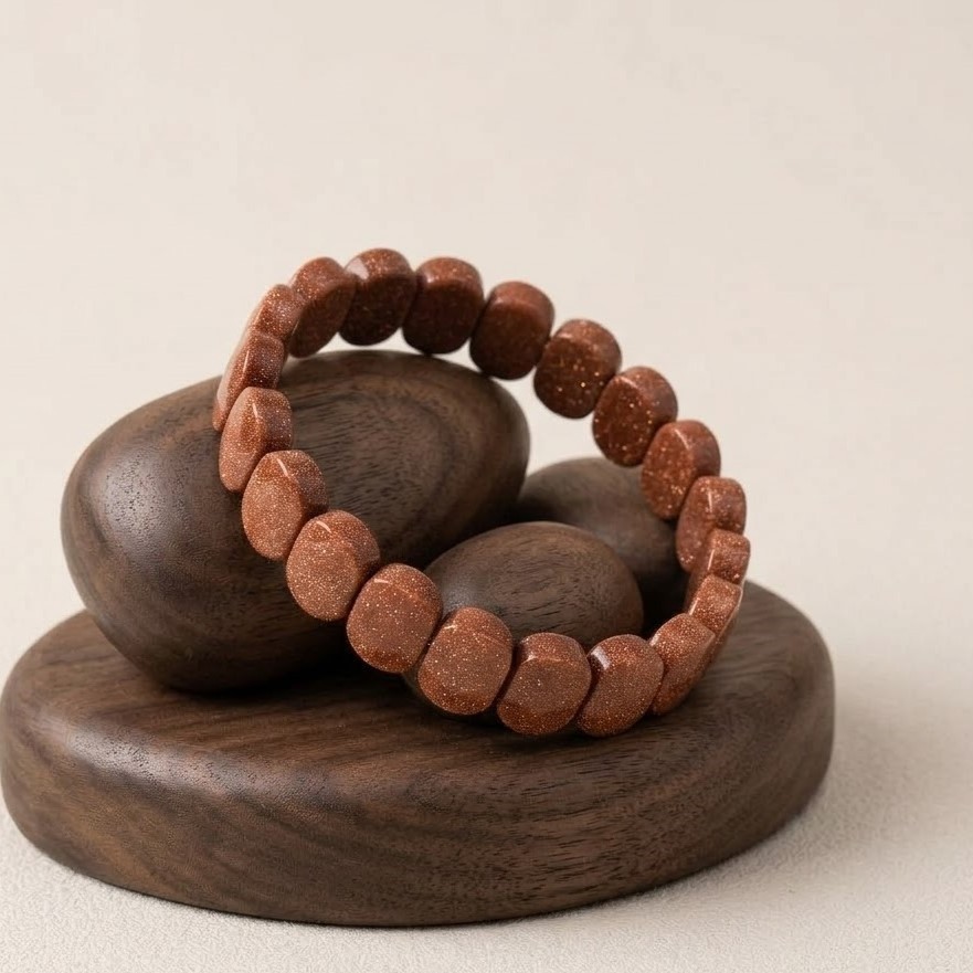 Golden Sunstone Bracelet | Faceted Oval Gemstone Beads | Handmade Jewellery