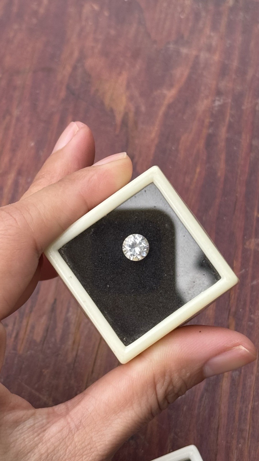white Yttrium Aluminum Garnet (YAG) gemstones ( pack of 2)