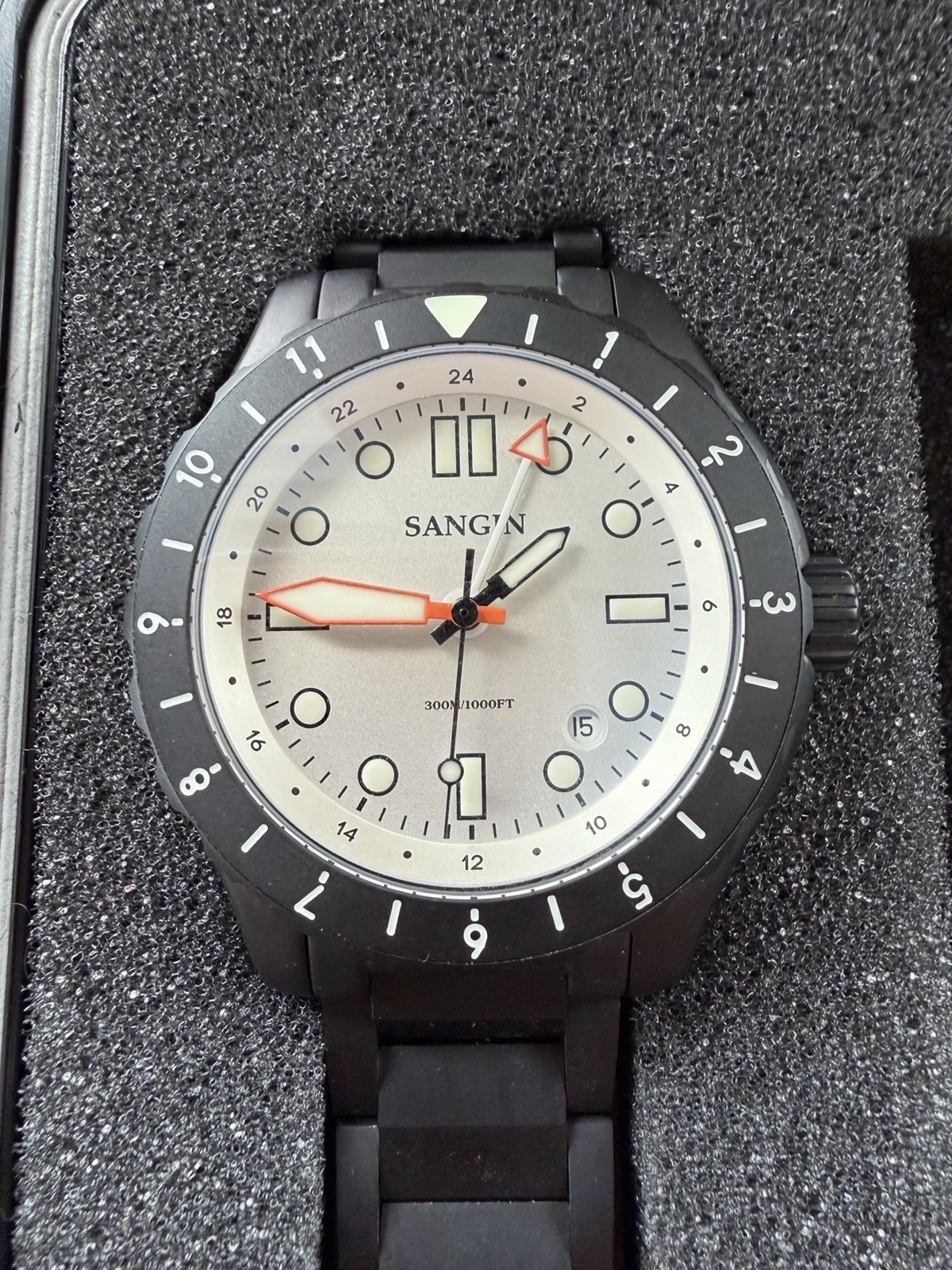 Sangin Instruments Professional Polar DLC Matte GMT