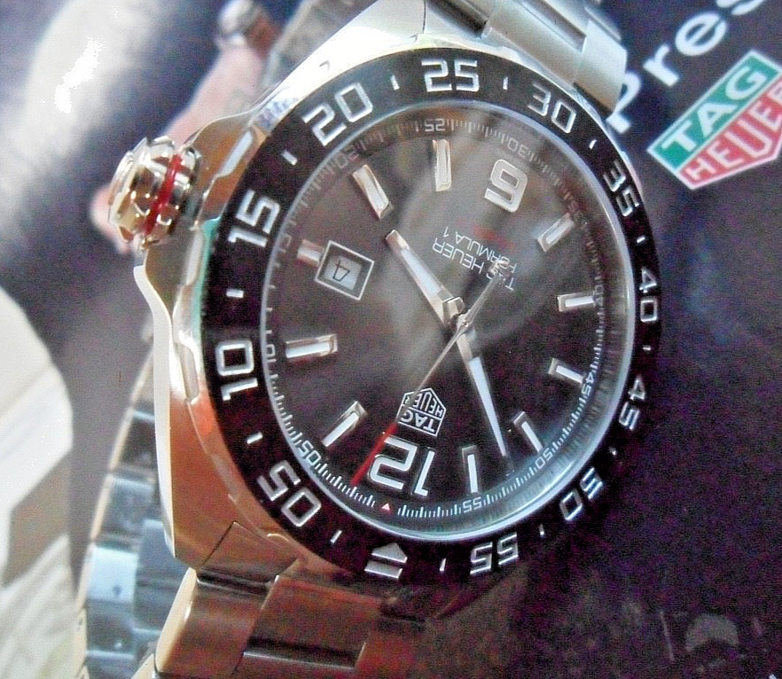 LN S/S Men’s TAG Heuer Formula 1 Calibre 5 200M Swiss Automatic Watch WAZ2011