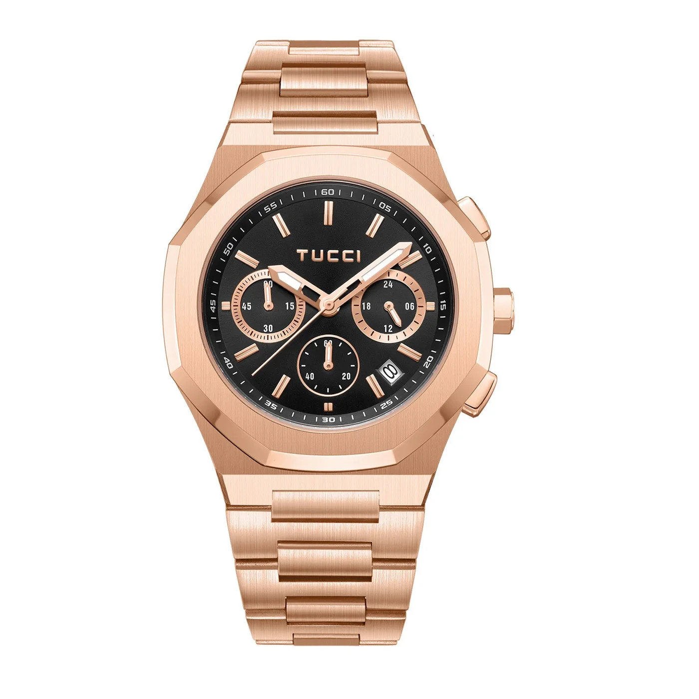 TUCCI Italy LUSSUOSO Stainless Steel Quartz Unisex Watch – Miyota Movement 5 ATM