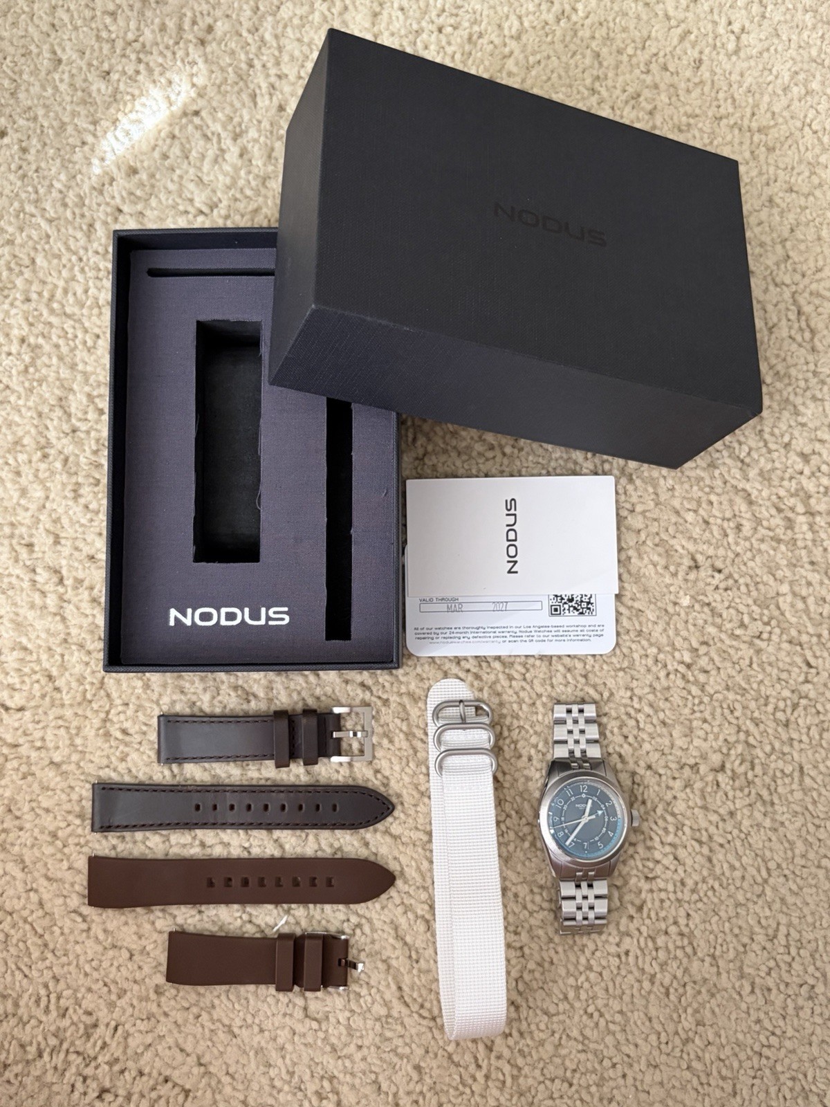 Nodus Sector II GMT Metro Full Kit with Extra Straps (DISCONTINUED MODEL)