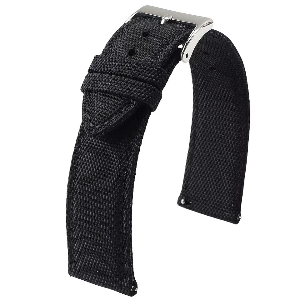 18mm 19mm 20mm 21mm 22mm 24mm Waterproof Sailcloth Watch Strap Two-Sided Nylon