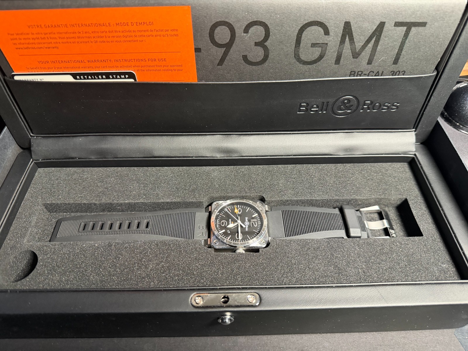 Bell & Ross BR-03 92 GMT – Box, Papers, and Extra Straps