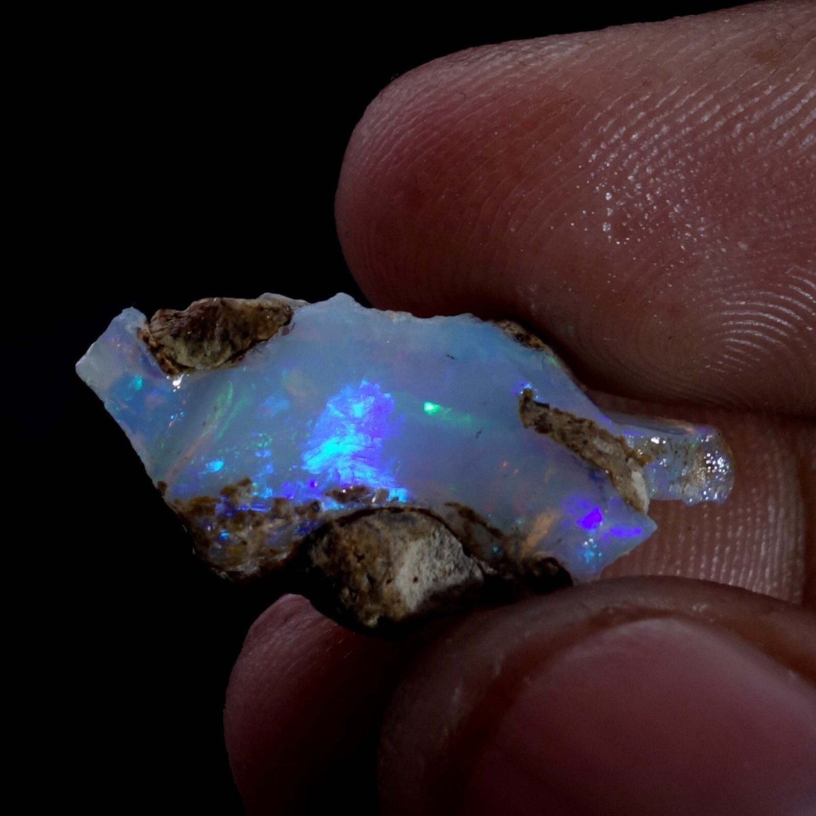 10.40 Cts Natural Opal Rough AAA Quality Ethiopian Welo Fire Opal Raw Gemstone