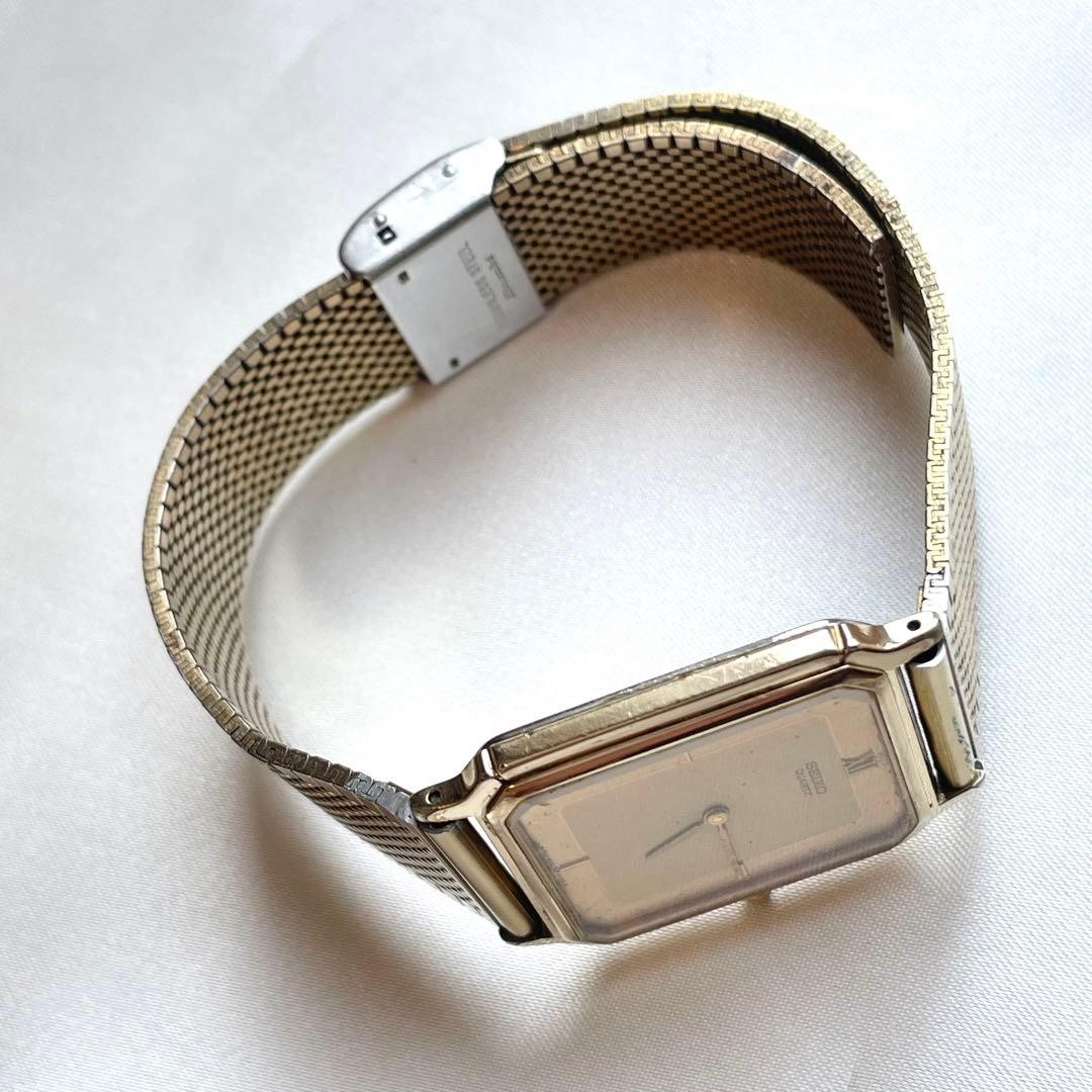 Seiko Dolce Rectangular Quartz Watch 9520 wrist 17cm/6.7in NB/NA