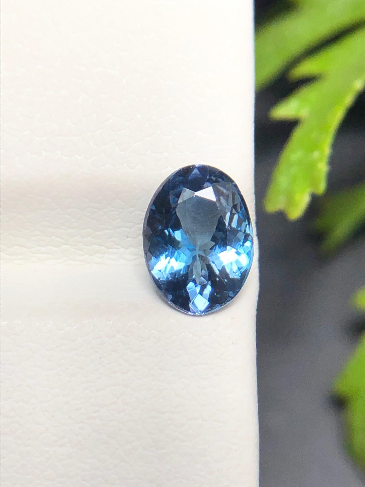 Natural Navy Blue Color Tanzanite Oval Faceted Loose Gemstone 1.10Ct & 7.8×5.7mm