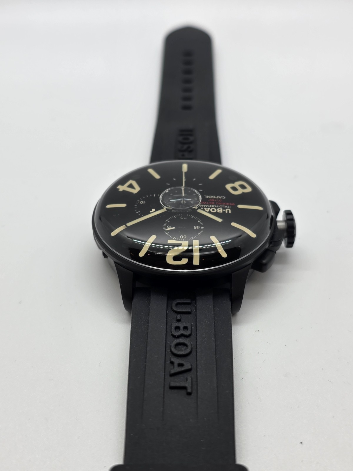U-Boat CAPSOIL CHRONOGRAPH 8109/A, 1st Edition, RARE, 1 watch, 2 straps