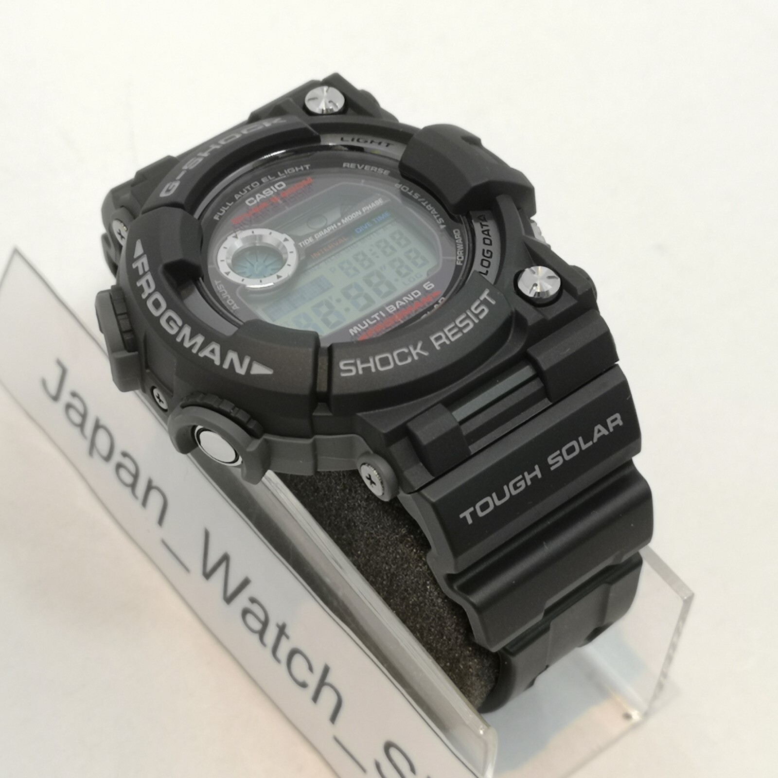 CASIO G-SHOCK FROGMAN GWF-1000-1JF Black Red Multiband 6 Men’s Watch New in Box