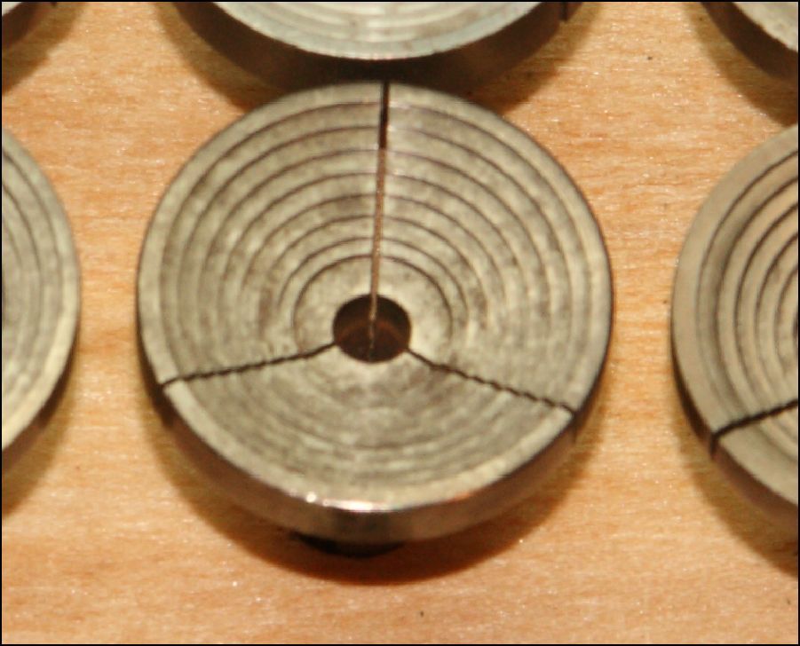 7.6mm NO NAME WATCHMAKER LATHE COLLETS & CHUCKS VARIOUS SIZES PRICES FIT RIVETT