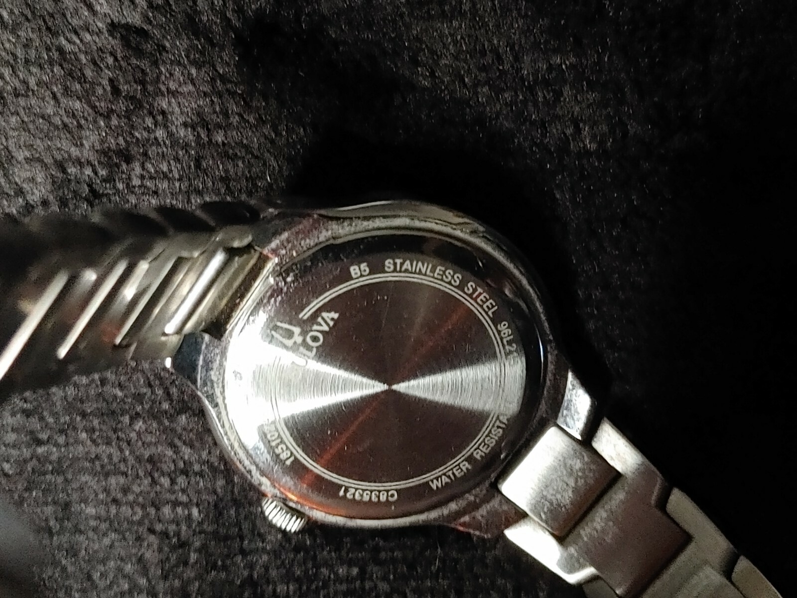 Bulova Women’s Quartz Blue Hands and Markers Silver Tone 28mm Watch 96L215