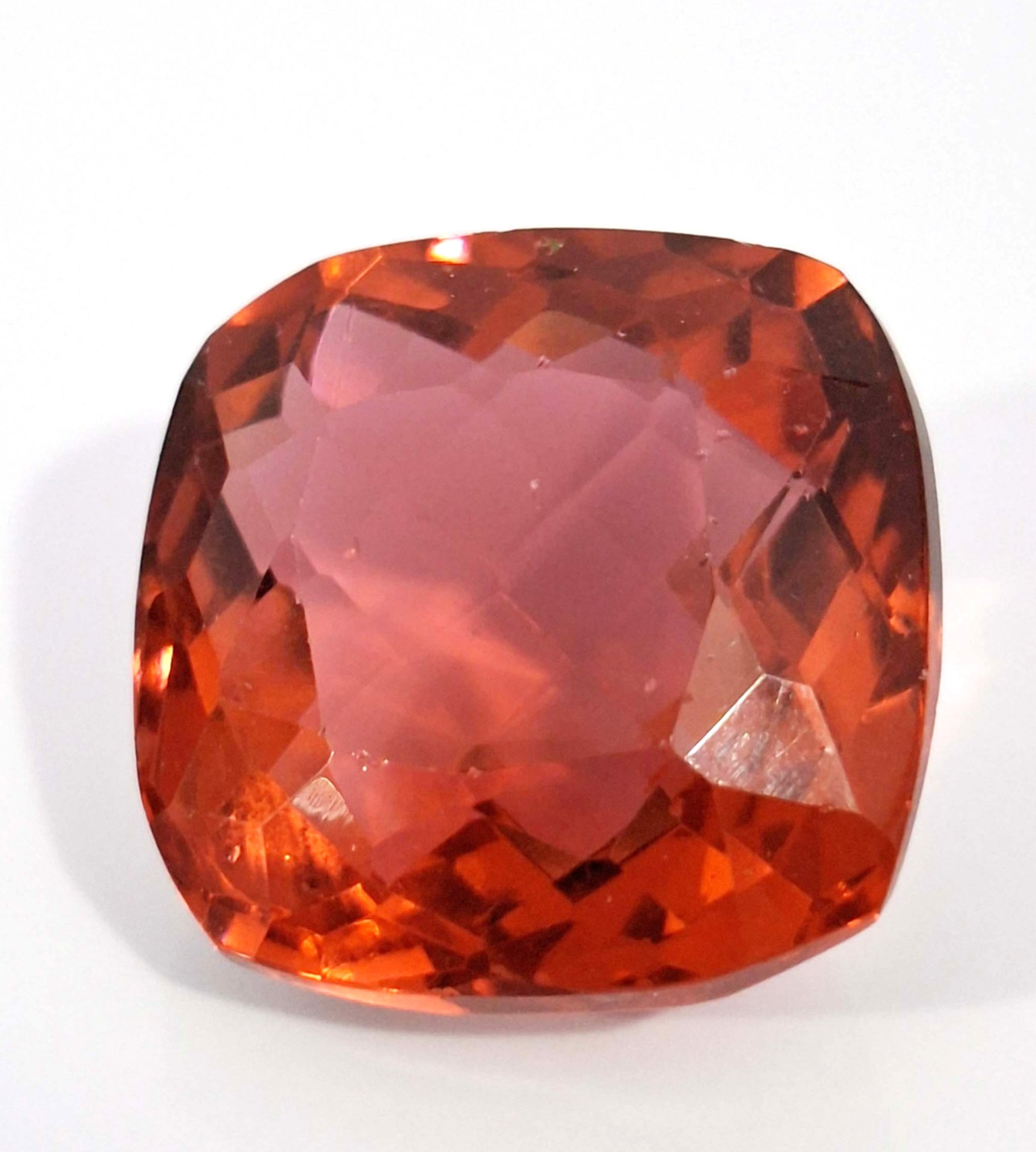 Natural Spessartite Garnet Cushion Cut 33-35 Ct Certified Loose Gemstone TQ005
