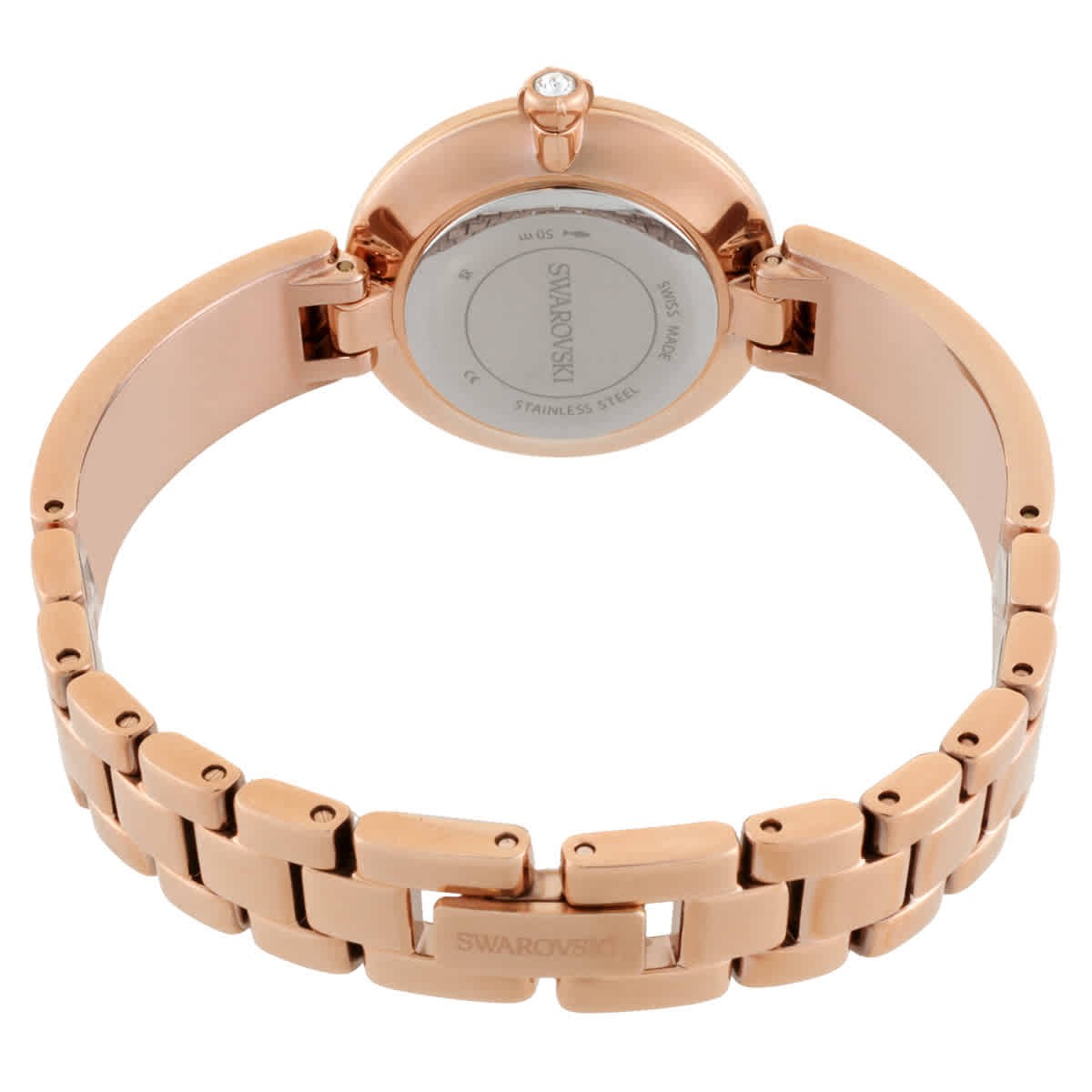 Swarovski Illumina Quartz Pink MOP Dial Ladies Watch 5678756