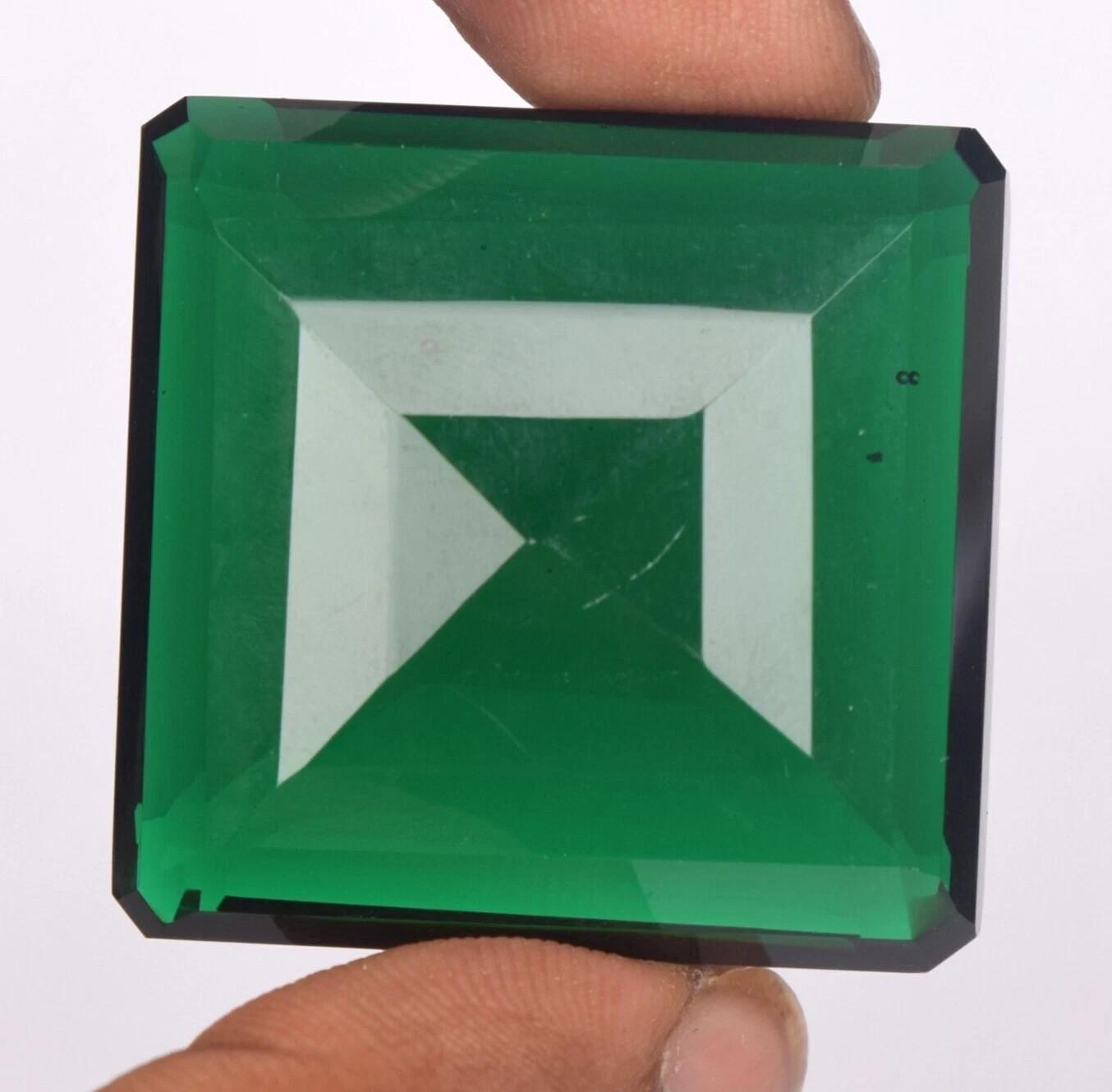 45.95 Ct. Green Amethyst Square Cut Faceted Loose Gemstone for Ring & Pendant