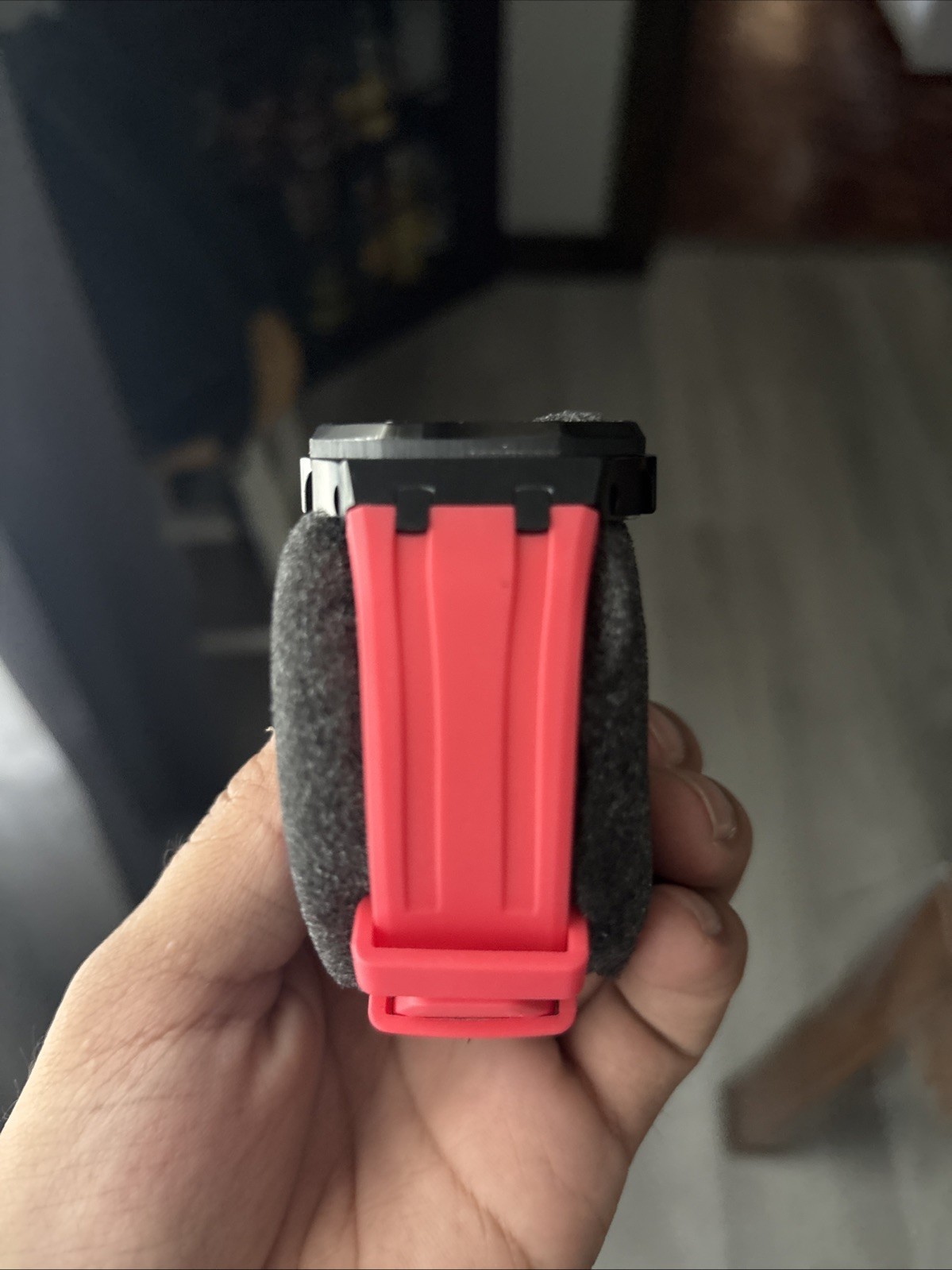 G Shock Mod Kit Black Case Steel Case RED Rubber Band for G-SHOCK GA-2100 NEW