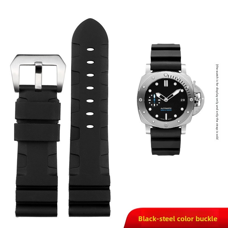 For Panerai Luminor Submersible 111 441 616 Silicone Watch Band Strap 22 24 26mm