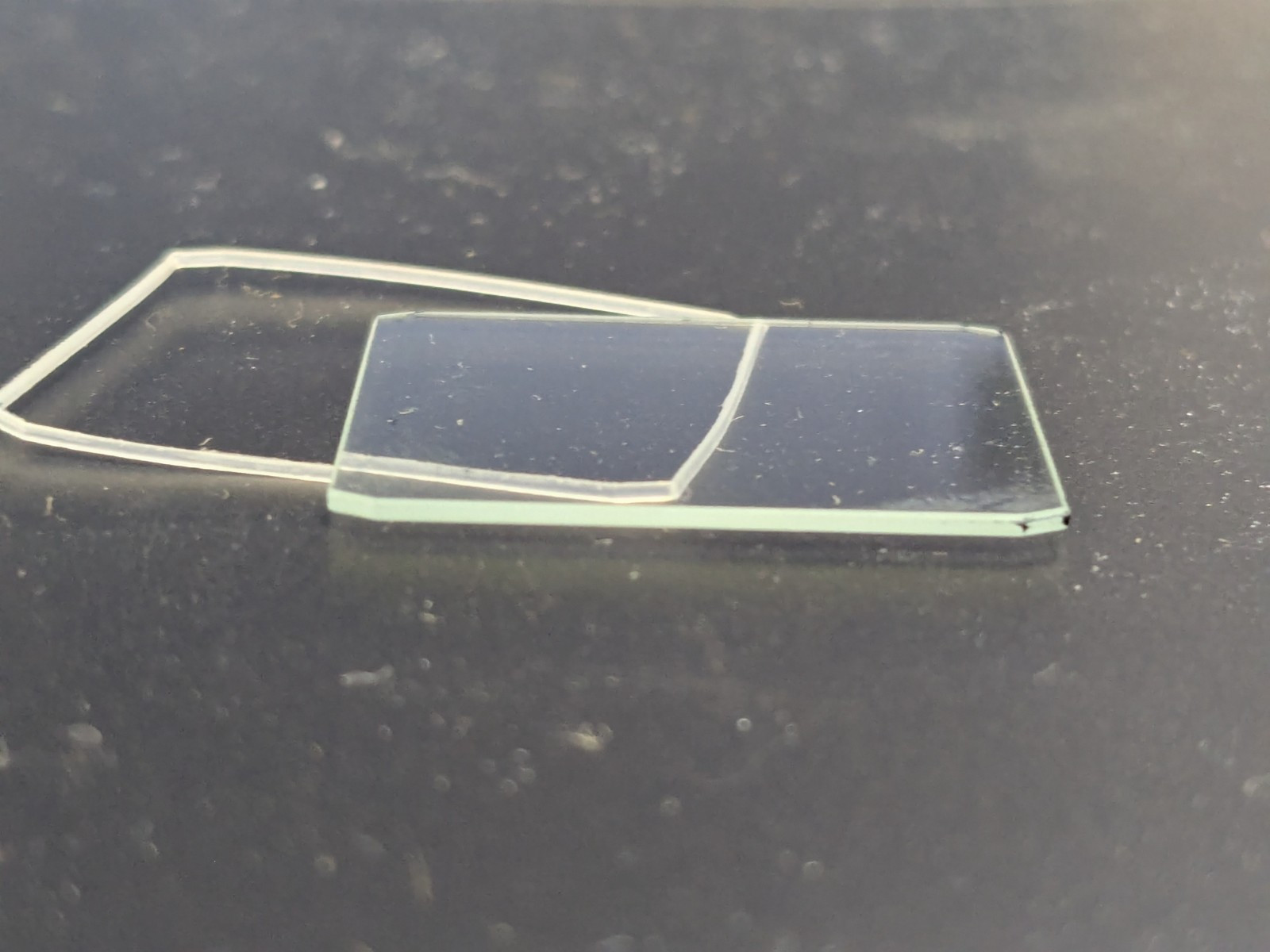 NOS Mineral / Glass Rectangle Watch Crystal MA 9319 – 26.1 mm x 21.0 mm