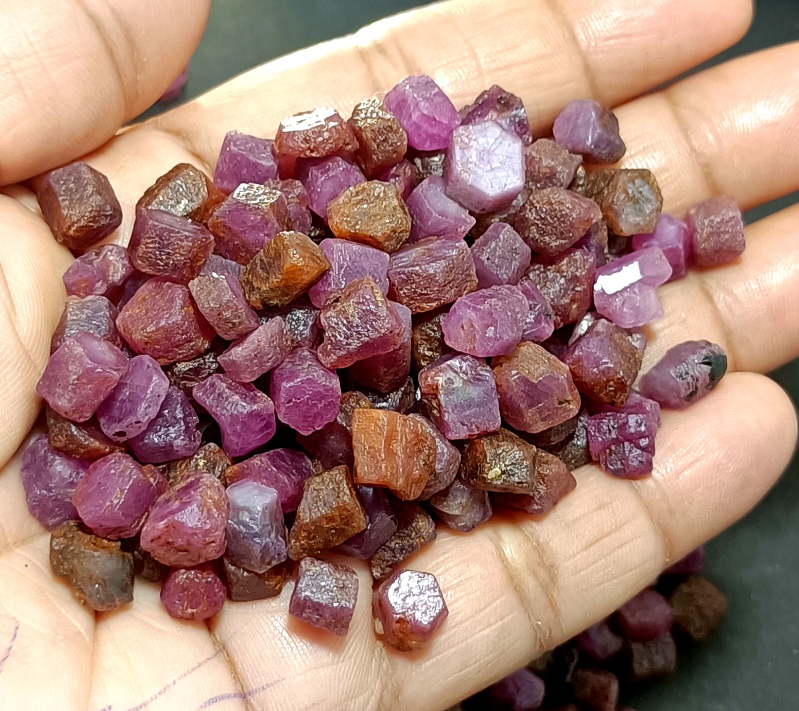 AAA+ Quality 100% Natural African Ruby Sapphire Unheated 50 Ct Loose Rough Lot