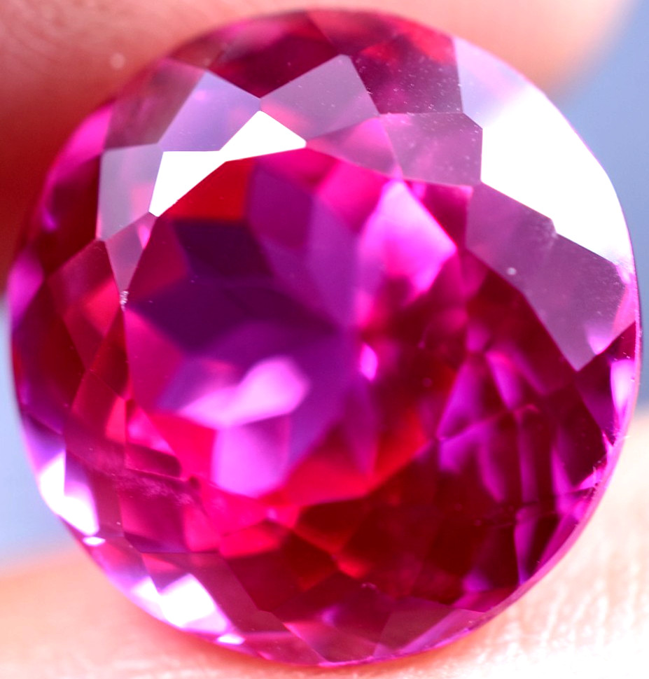 Extremely Rare & Natural 12.45 Ct SUNRISE RUBY GGL Certified Loose Gemstone
