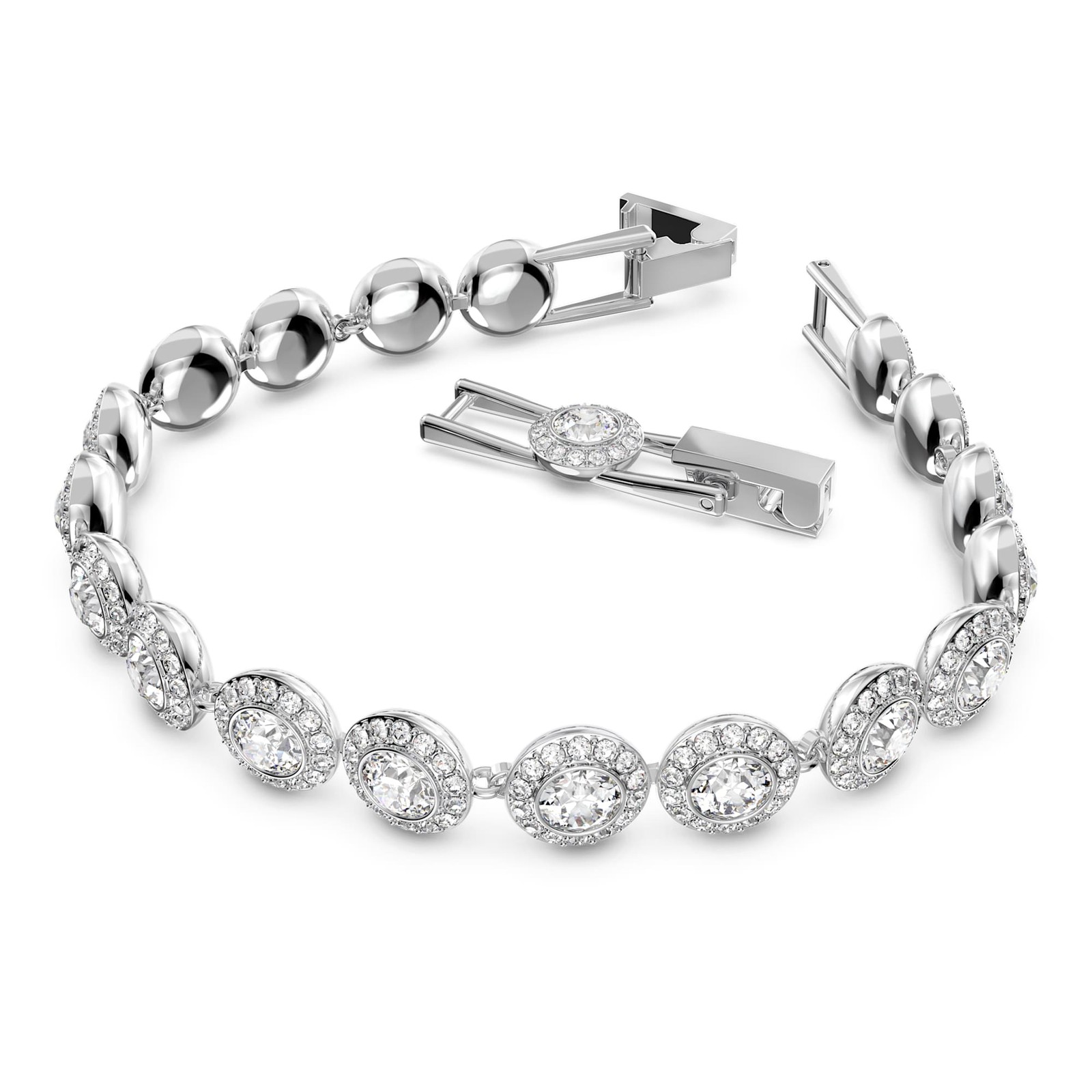 Swarovski Una Angelic Set, Necklace, Earrings & Bracelet, Round Cut 5367853
