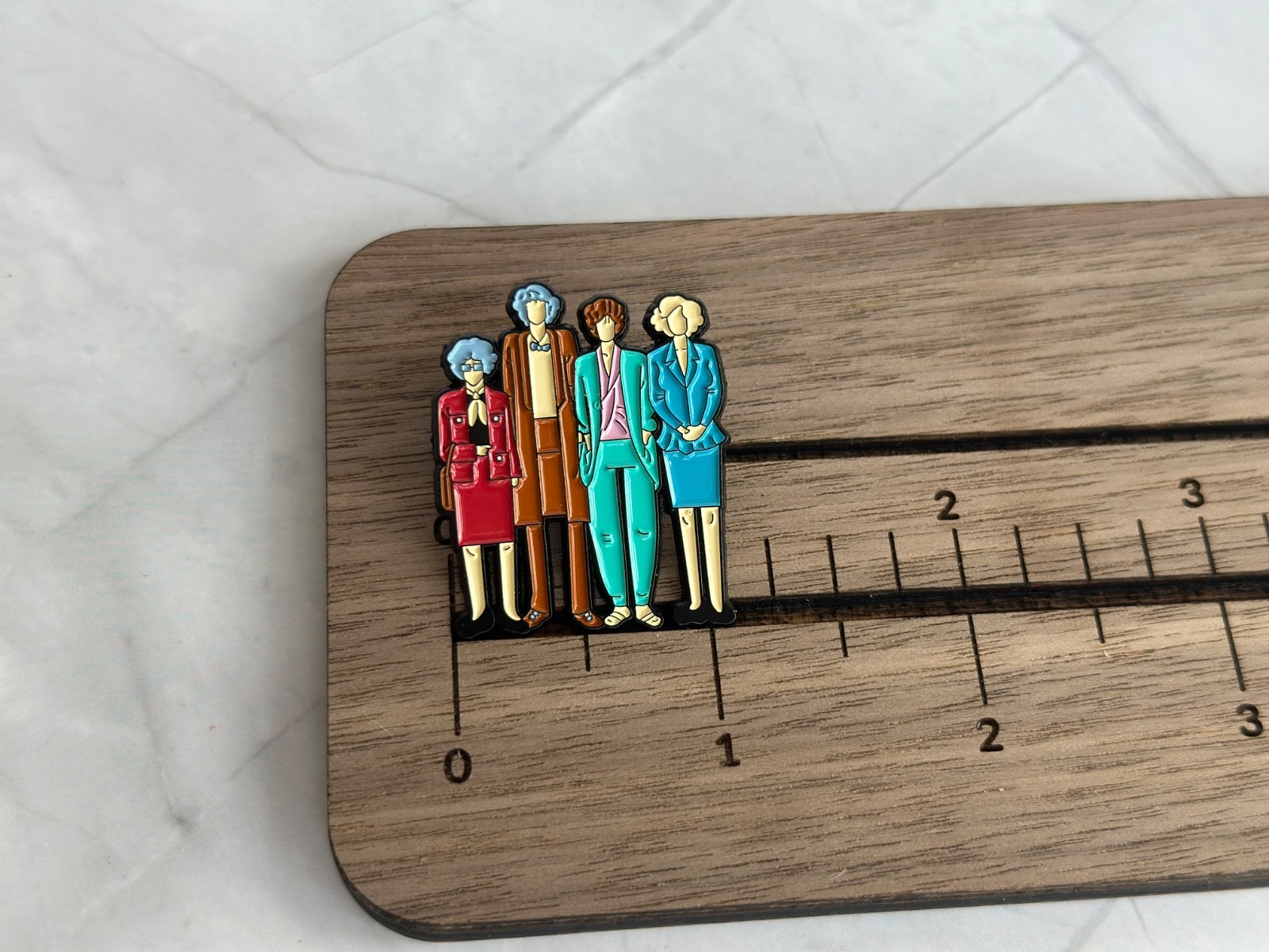 Golden Girls Outline Enamel Pin