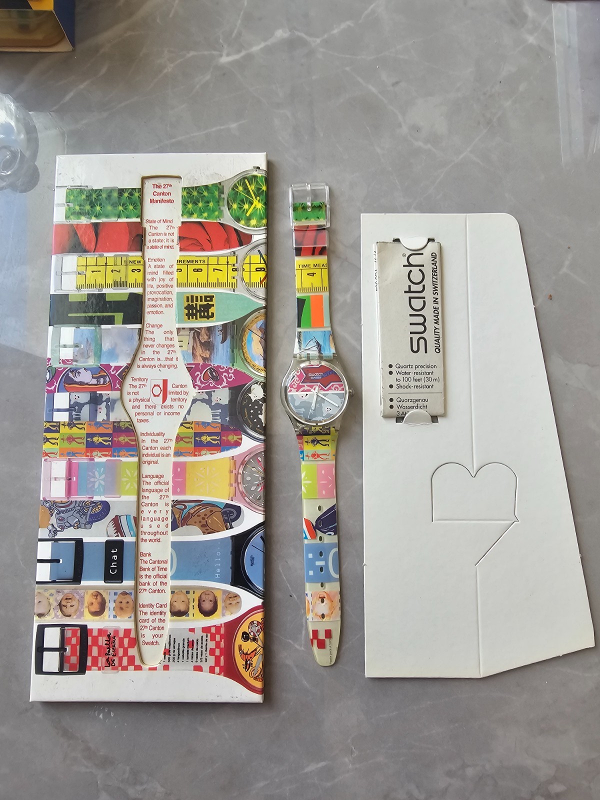 Vintage Swatch GZ177 “Lots of Swatch” Club Special 2002 – NOS Full Set MINT