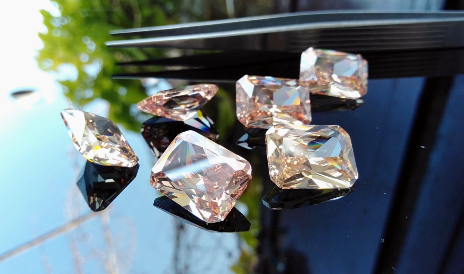 Cubic Zirconia AAA Quality Octagon shape 10 Multi-Colors CZ Stones(3x5to12x16)mm