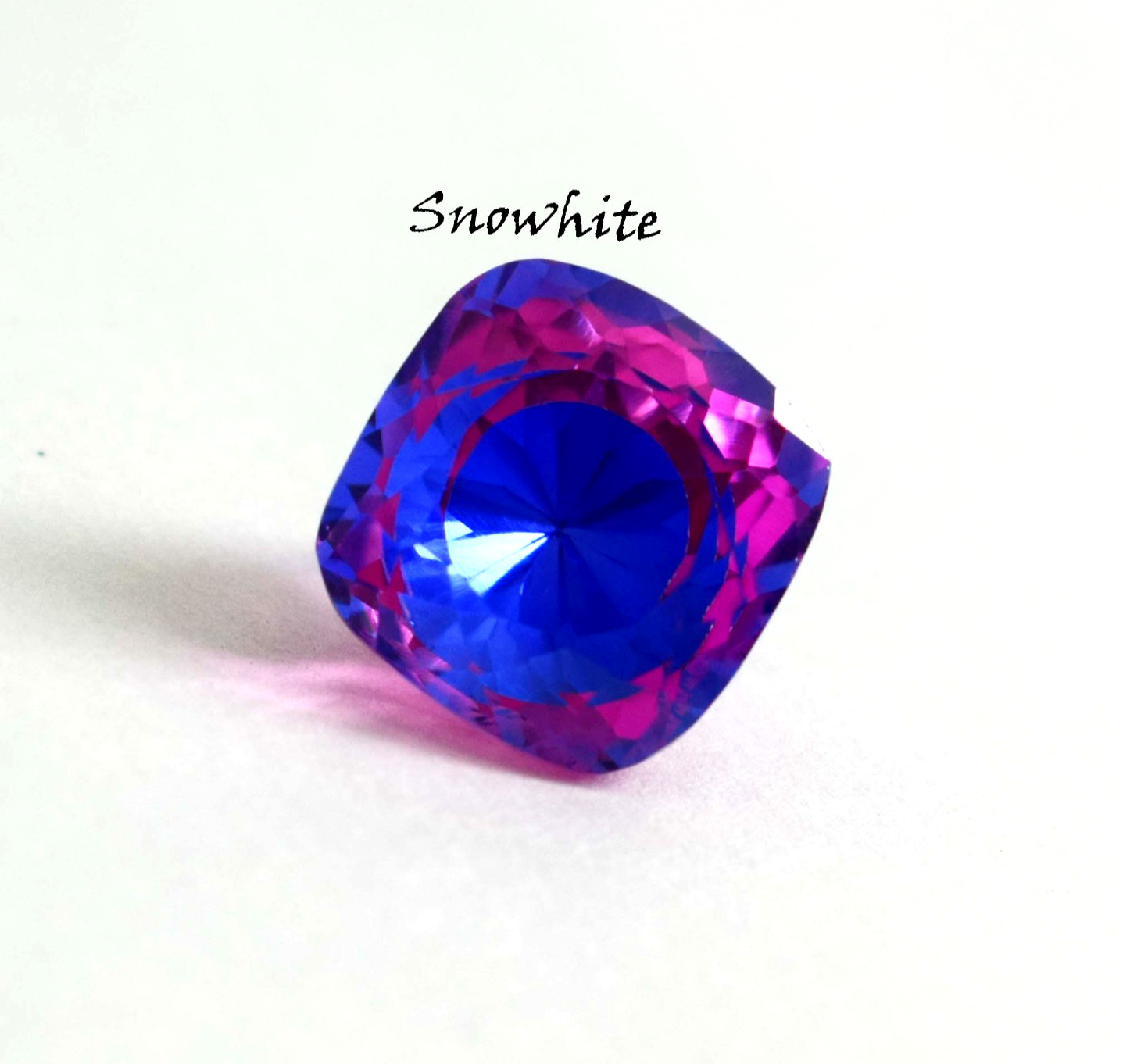 Rare Natural Pink & Blue Pitambari 12–14 Ct Cushion Cut Certified Loose Gemstone