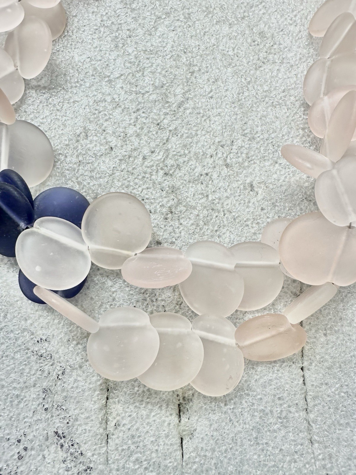 2015 Season NWT GLI ORI DI VENEZIA .925 Italy Murano Petal 20” Necklace