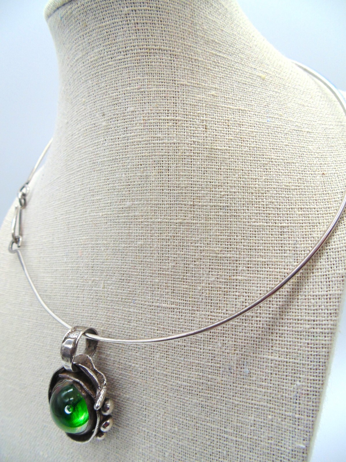Ljungby SWEDEN ~ Maria DRUGGE Silversmith 925 Sterling NECKLACE PENDANT & COLLAR